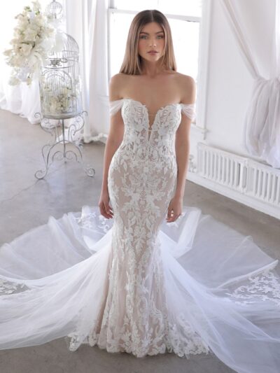 Ollie wedding dress in druban